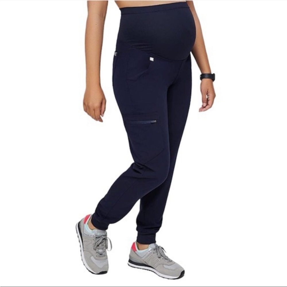 Figs Women's Navy Maternity Jogger Pants